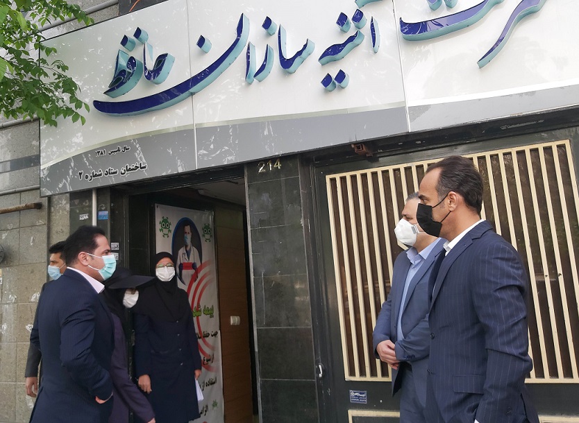 بازدید مدیرعامل شرکت آتیه سازان حافظ از شعبه فاطمی تهران