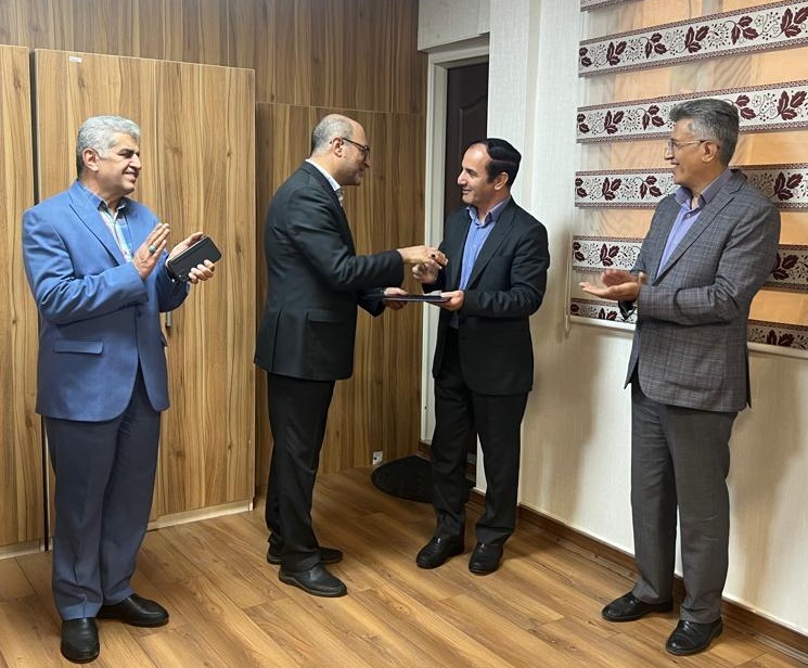 آیین تکریم و معارفه معاون فنی و نظارت شرکت آتیه سازان حافظ 
