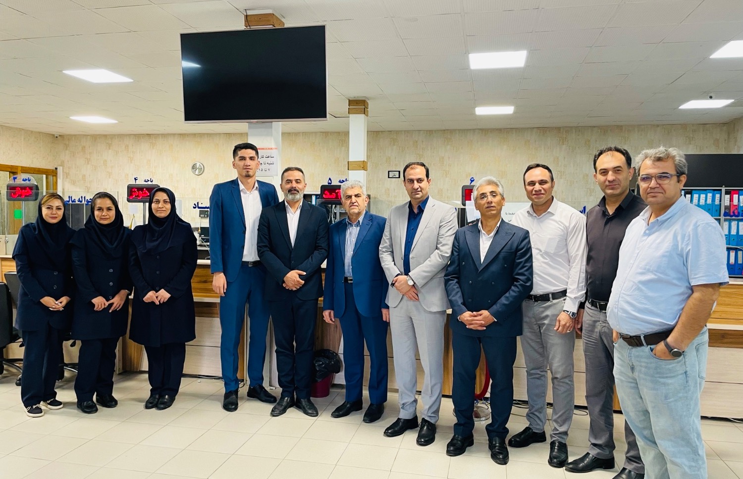 بازدید معاون توسعه مدیریت و منابع آتیه‌سازان حافظ از شعبه اسلامشهر